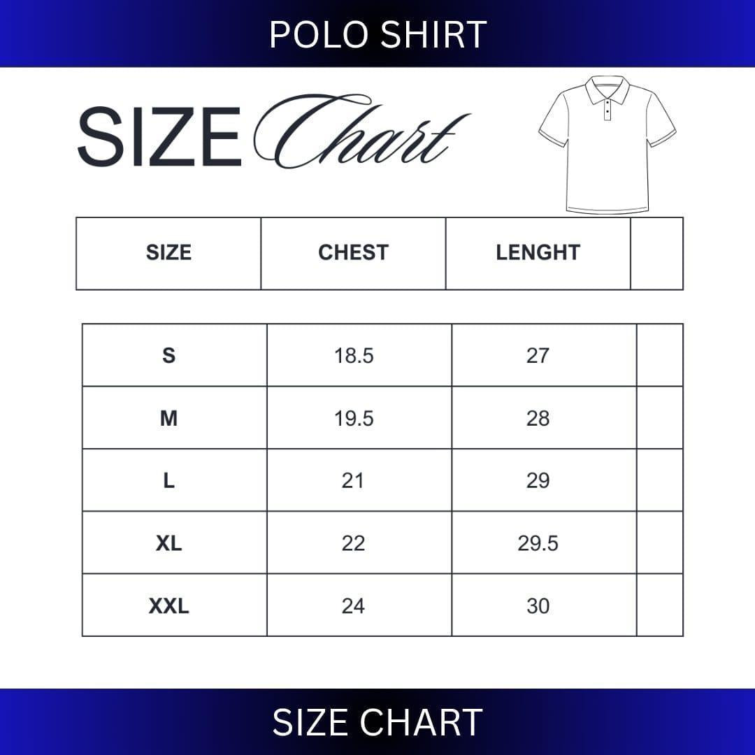 Men's Cotton Jersey Plain Polo Shirt