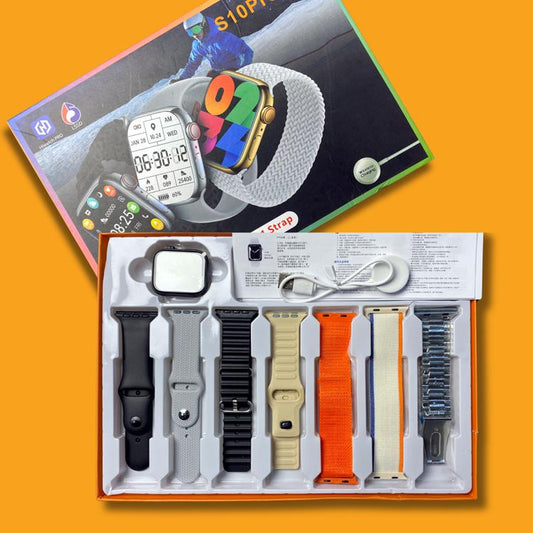 Stylish 7 In 1 Smart Watch - Multicolor