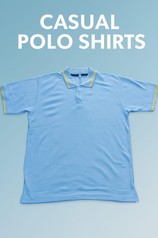 Men's Cotton Jersey Plain Polo Shirt