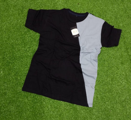 Cross Panel Shirts For Men's - Black